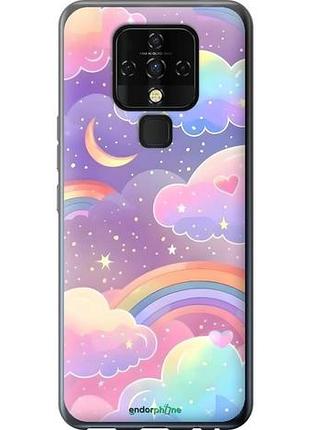 Чохол на tecno camon 16 se ce7j хмари та веселка