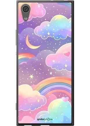 Чехол на sony xperia xa1 g3112 облака и радуга сони эксперия ха1 г3112