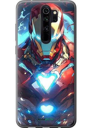 Чехол на xiaomi redmi note 8 pro железный человек сяоми редми ноут 8 про