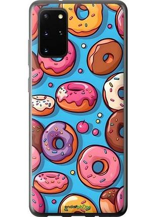 Чехол на samsung galaxy s20 plus пончики самсунг с20 плюс