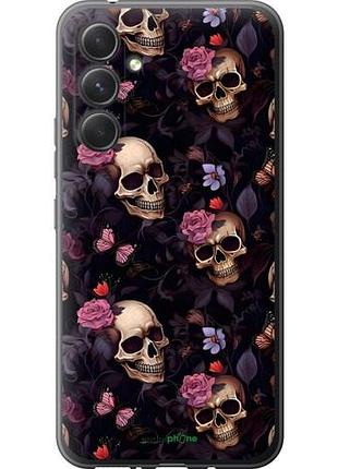 Чохол на samsung galaxy a54 a546e черепа та троянди