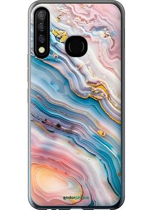 Чехол на tecno camon 12 cc7 мрамор красивый текно камон 12 сс7