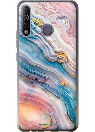 Чехол на tecno camon 12 air cc6 мрамор красивый текно камон 12 аир сс6