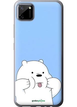 Чехол на realme c11 2020 милый мишка риалми с11 2020