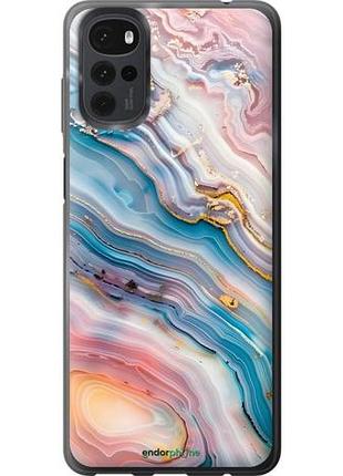 Чехол на motorola g22 мрамор красивый моторола г22
