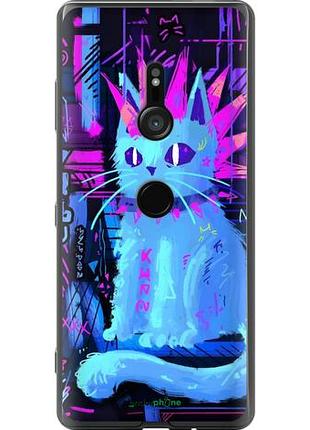 Чохол на sony xperia xz3 h9436 кіт панк