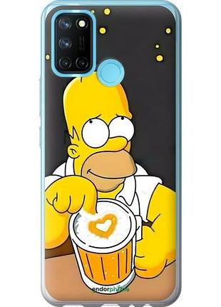 Чехол на realme c17 гомер пиво риалми с17