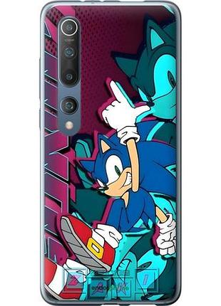 Чехол на xiaomi mi 10 соник