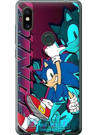 Чехол на xiaomi mi mix 2s соник