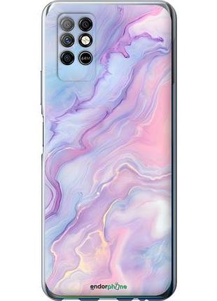 Чехол на infinix note 8 нежный мрамор инфикс ноут 8