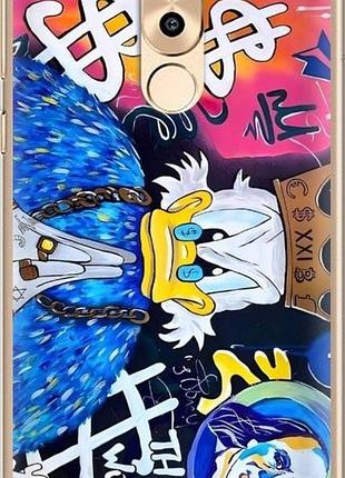 Чехол на huawei honor 6x скрудж макдак 2 хуавей хонор 6х2