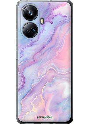 Чехол на realme 10 pro plus нежный мрамор риалми 10 про плюс