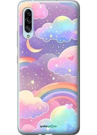 Чехол на samsung galaxy a90 5g облака и радуга самсунг а90 5г