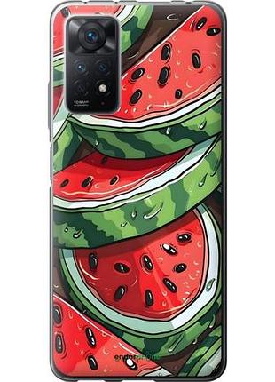 Чехол на xiaomi redmi note 11 pro арбуз сяоми редми ноут 11 про