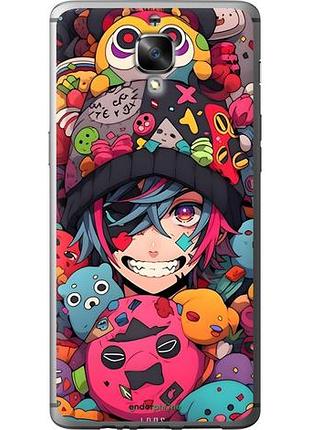 Чехол на oneplus 3 аниме парень 1+ 3