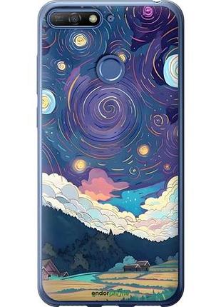 Чехол на huawei honor 7a pro креатинвый арт хуавей хонор 7а про