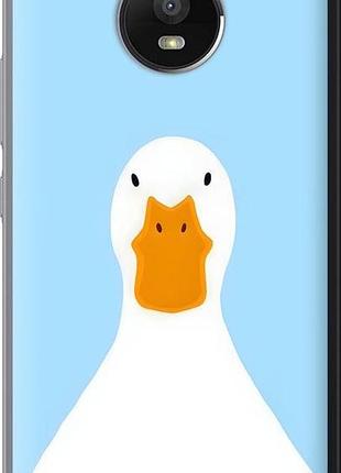 Чохол на motorola moto e4 plus гусак