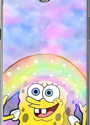 Чехол на samsung galaxy note 2 n7100 спанч боб, sponge bob самсунг ноут 2 н7100