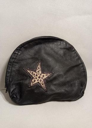 Шкіряна сумочка із зіркою. натуральна шкіра.1 фото