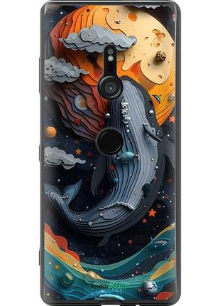 Чехол на sony xperia xz3 h9436 кит в космосе сони эксперия хз3 х9436