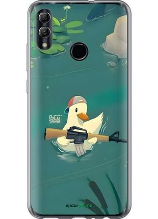 Чехол на huawei honor 10 lite уточка с автоматом хуавей хонор 10 лайт