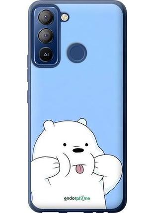 Чехол на tecno pop 5 lte bd4 милый мишка текно поп 5 лте бд4