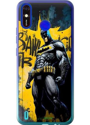 Чехол на tecno spark 4 lite бетмен