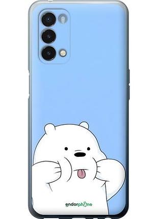 Чехол на oneplus nord n200 5g милый мишка 1+ норд н200 5г