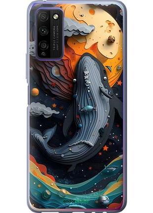 Чехол на huawei honor 30 lite кит в космосе хуавей хонор 30 лайт