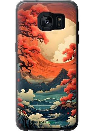 Чехол на samsung galaxy s7 edge g935f природа японии самсунг с7 эдж г935ф