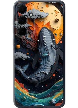 Чехол на samsung galaxy a35 кит в космосе самсунг а35
