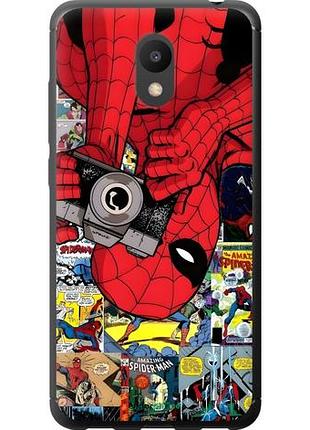 Чехол на meizu m6 человек паук, spiderman 2 мейзу м6 2