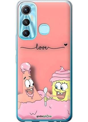 Чехол на infinix hot 11 спанч боб, sponge bob инфикс хот 11