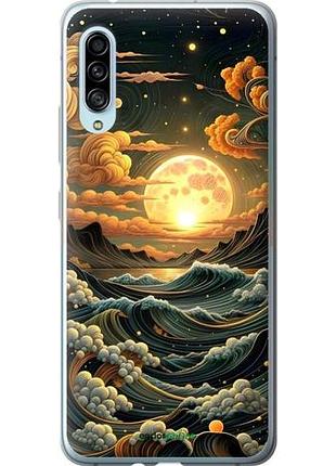 Чехол на samsung galaxy a90 5g арт волны самсунг а90 5г