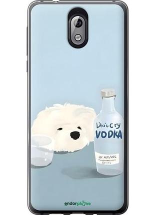 Чехол на nokia 3.1 пес водка