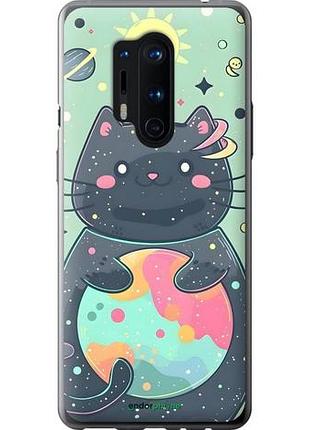 Чехол на oneplus 8 pro милый котик 1+ 8 про