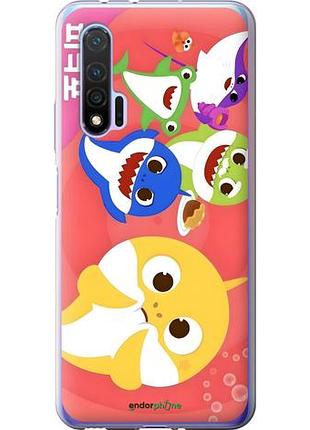 Чехол на huawei nova 6 бейби шаркс хуавей нова 6