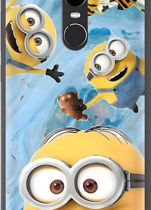 Чехол на xiaomi redmi note 4x миньоны сяоми редми ноут 4х