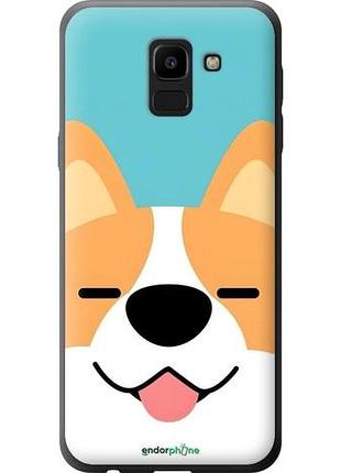 Чехол на samsung galaxy j6 2018 корги