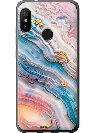Чохол на xiaomi mi a2 lite мармур красивий