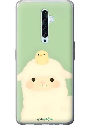 Чехол на oppo reno 2z барашек и ципленок оппо рено 2зет