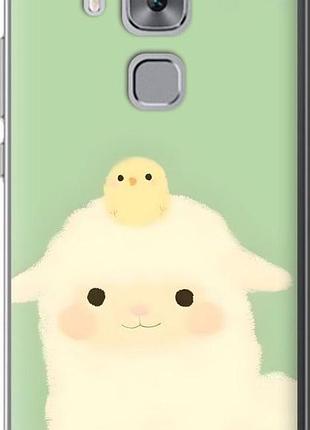 Чехол на huawei nova plus барашек и ципленок хуавей нова плюс