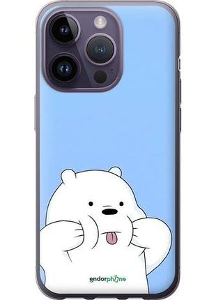 Чехол на iphone 14 pro милый мишка айфон 14 про