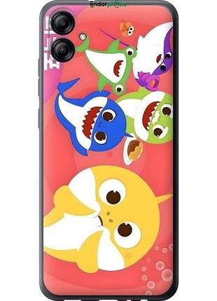 Чехол на samsung galaxy a04e a042f бейби шаркс самсунг а04e а042ф