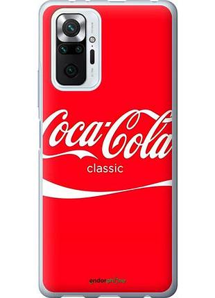 Чехол на xiaomi redmi note 10 pro кока кола сяоми редми ноут 10 про