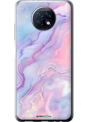 Чехол на xiaomi redmi note 9t нежный мрамор сяоми редми ноут 9т