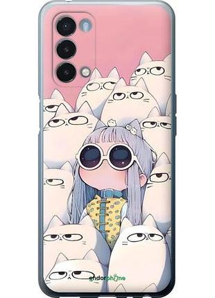 Чохол на oneplus nord n200 5g малюк з котами