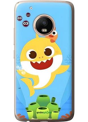 Чехол на motorola moto g5 plus бейби шарк