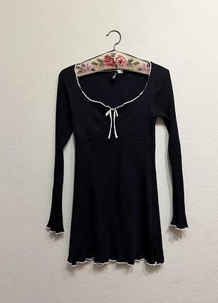 Коротка сукня h&m розмір м з бантиком