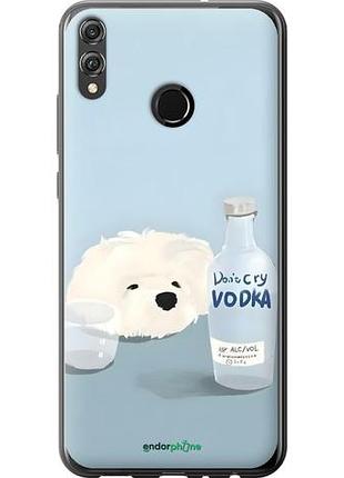 Чехол на huawei honor 8x пес водка хуавей хонор 8х